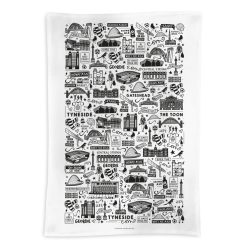 Newcastle Repeat Tea Towel