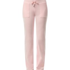 Classic Velour Mid Rise Pocketed Trackpant