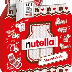 a Chocolate Advent Calendar Alternative with 24 Festive Treats and Nutella Mini Gifts for Children and Adults