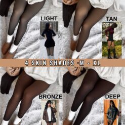 MAGIC VELVET LINED LEGGINGS • CLOSED FOOT (LOOKS LIKE PANTYHOSE)