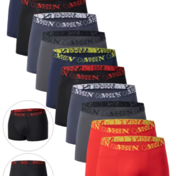 10-Pack Men'S Boxer Briefs - Breathable, Comfortable, Stretchy Underwear with